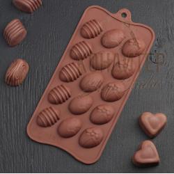 форма для льда и шоколада яйца, 15 штук