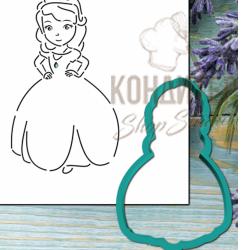 Вырубка "Принцесса" 11 см