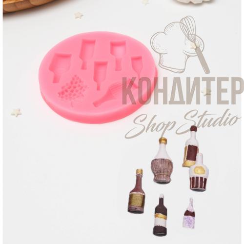 Молд силиконовый Страна вина 8*8см