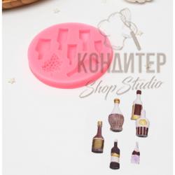 Молд силиконовый Страна вина 8*8см