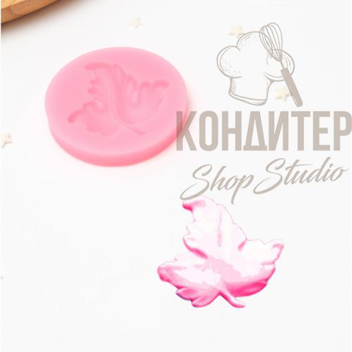 Молд силиконовый Кленовый лист 5,5*5,5см