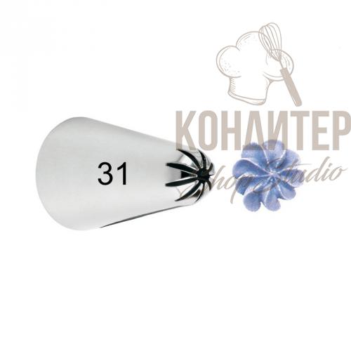 Кондитерская насадка 31 Ateco закрытая звезда