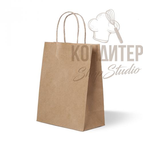 Крафт Пакет с ручкой 330*370