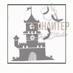 Трафарет Хеллоуин Замок 15*15