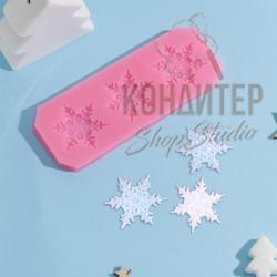  Молд «3 снежинки», 13?5?0,5 см