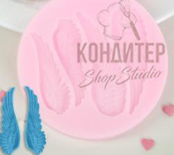 Молд силиконовый Четыре Крыла 8*8см