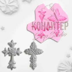 Молд Крестики 7*7*0,9