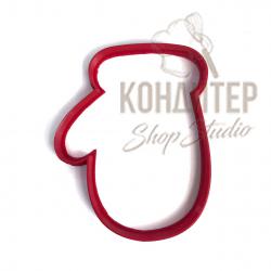 Вырубка Новогодняя Варежка 11см