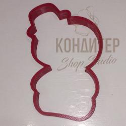 Вырубка Снеговик 10см