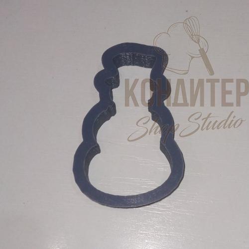 Вырубка Новогодняя Снеговик 7см