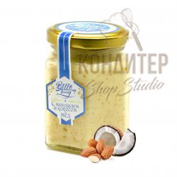 Крем-мёд с миндалём и кокосом Bello Honey 250гр стекл банка