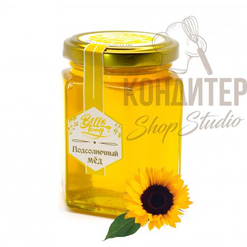 Мёд подсолнечный Bello honey 250гр стекл банка