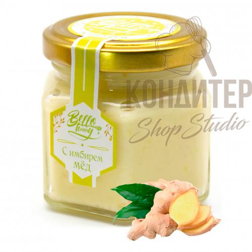 Крем-мёд с имбирём Bello honey 155гр стекл банка
