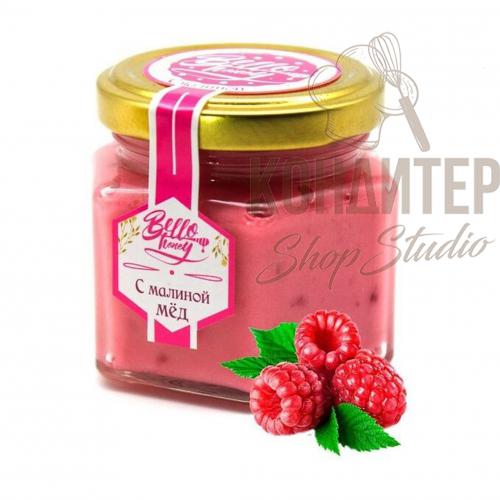 Крем-мёд с малиной Bello Honey 155гр стекл банка