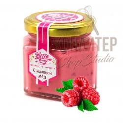 Крем-мёд с малиной Bello Honey 155гр стекл банка