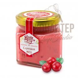 Крем-мёд с клюквой Bello Honey 155гр стекл банка
