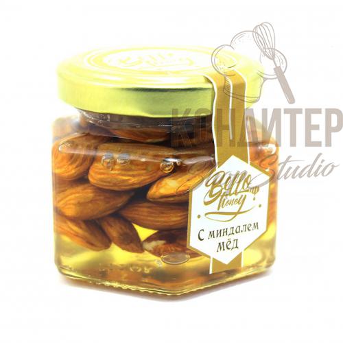 Мёд с миндалём Bello Honey 155гр стекл банка