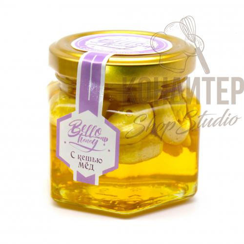 Мёд с орехами кешью Bello Honey 155гр стекл банка