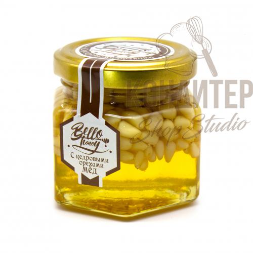 Мёд с кедровыми орехами Bello Honey 155гр стекл банка