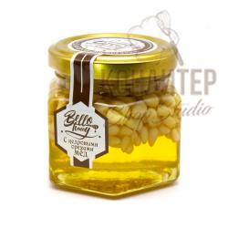Мёд с кедровыми орехами Bello Honey 155гр стекл банка