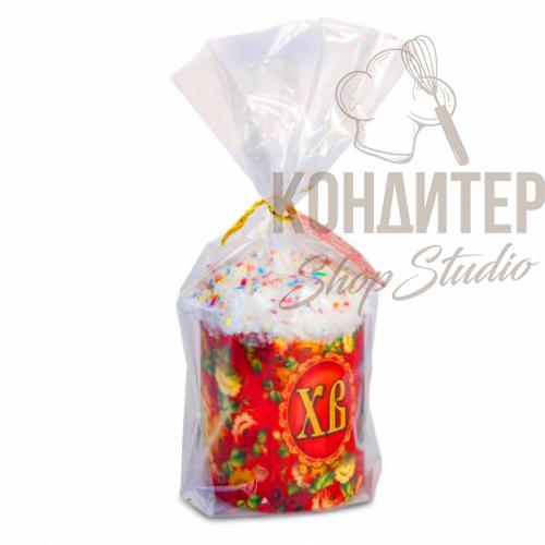 Пакет для кулича без рисунка d90*250мм 10шт