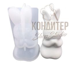 Молд силиконовый 3D Кролик 6*8см