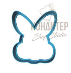 Вырубка мордочка зайца 11см