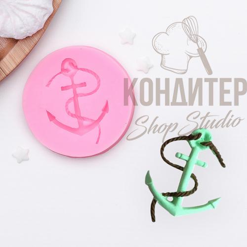 Молд силиконовый Якорь 4*5см
