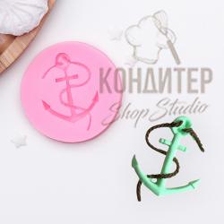 Молд силиконовый Якорь 4*5см