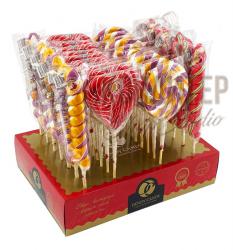 Леденцовая карамель на палочке DENDY CANDY TWIST Микс в ассортименте 30гр