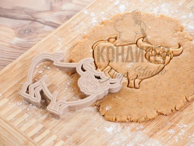 Форма для вырезки печенья Бык