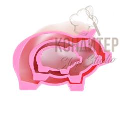 Форма для печенья Свинка "Леденцовая фабрика"