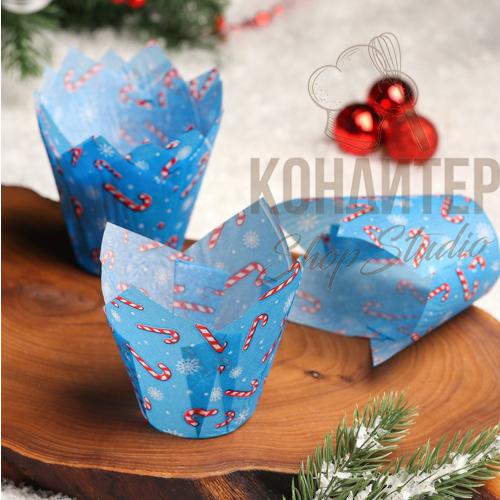 Капсула тюльпан новогодняя 1шт