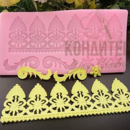 Молд силиконовый Ажурный узор 19*9
