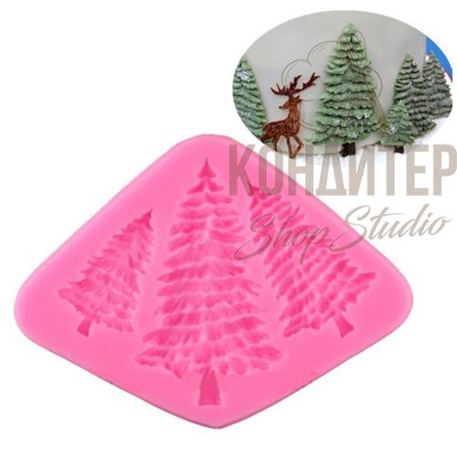 Молд силиконовый Елки 3шт