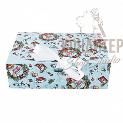 Упаковка для сладостей новогодняя 160*110*50