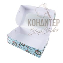 Упаковка для зефира новогодняя 250*150*70