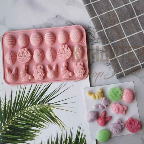 Форма для льда и шоколада Пасхальный набор 18яч