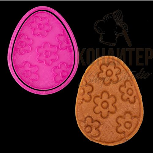 Вырубка с оттиском Пасхальное яйцо 8см