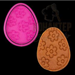 Вырубка с оттиском Пасхальное яйцо 8см