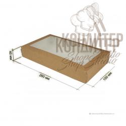 Упаковка Tabox 1000 крафт 200*120*40  25штук
