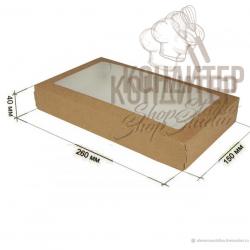 Упаковка Tabox 1450 крафт 260*150*40  25штук