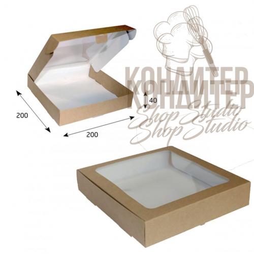 Упаковка Tabox 1500 крафт 200*200*40 175 штук