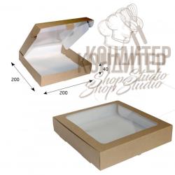 Упаковка Tabox 1500 крафт 200*200*40  25штук