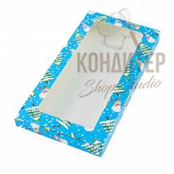 Упаковка для шоколадной плитки Новогодняя 180*90*15