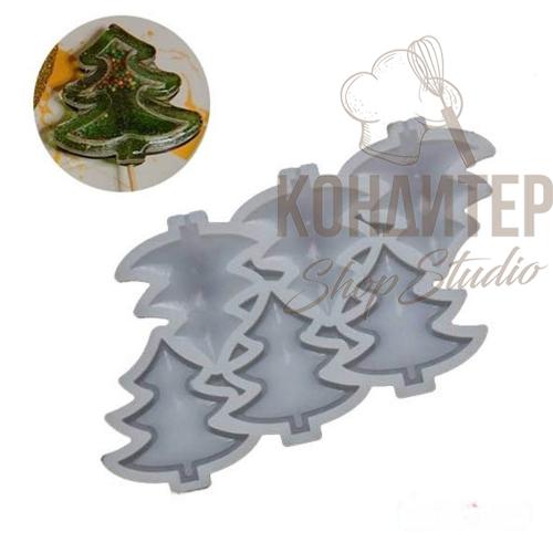 Форма для леденцов Елки 17*10см 6яч