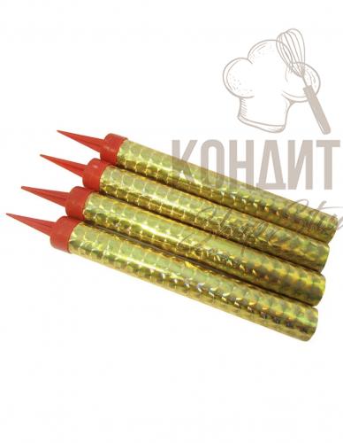 Свечи в торт Фонтан 15см 4шт