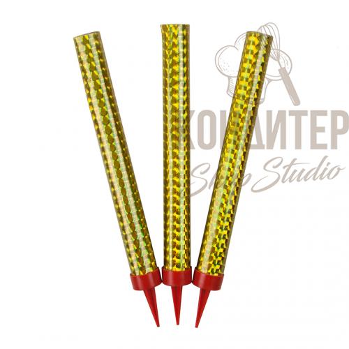 Свечи в торт Фонтан 18см 3шт