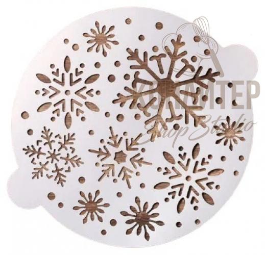 Трафарет Снежинки 19,5*17