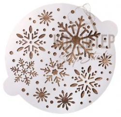 Трафарет Снежинки 19,5*17